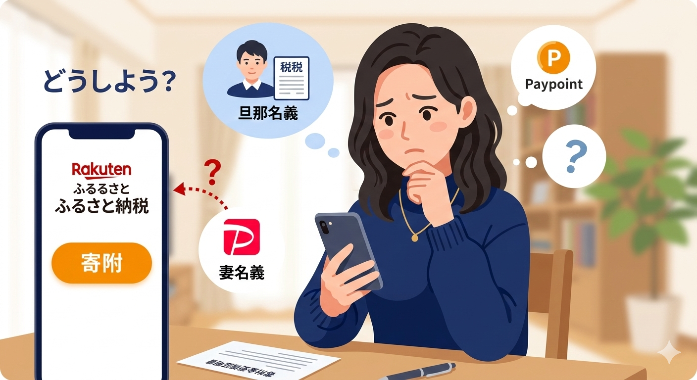 ふるさと納税の控除が受けられない！よくある名義間違い